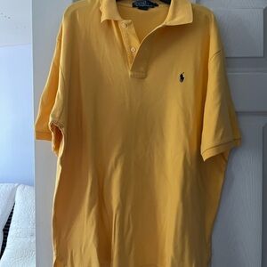 Ralph Lauren Men's Bright Yellow Polo Shirt